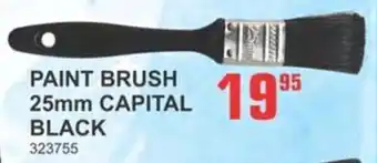 Cashbuild Paint brush 25mm capital black offer