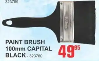 Cashbuild Paint brush 100mm capital black offer
