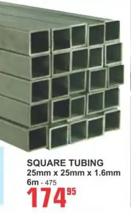 Cashbuild Square tubing offer