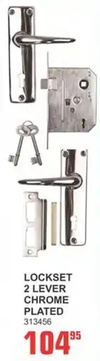 Cashbuild Lockset 2 lever chrome plated offer