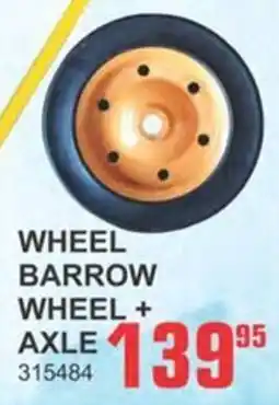 Cashbuild Wheel barrow wheel + axle offer