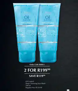 Justine Oil Control Deep Cleansing Face Wash offer