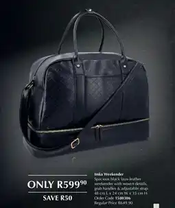 Justine Imka Weekender offer