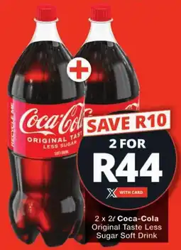 Checkers Coca-Cola Original Taste Less Sugar Soft Drink offer