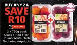 Checkers Class 1 Red Flesh Plums/ White Flesh Nectarines/ Apricots offer