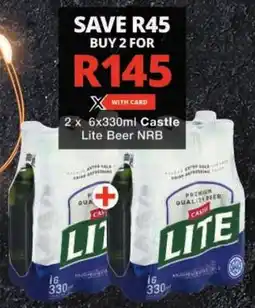 Checkers Castle Lite Beer NRB offer
