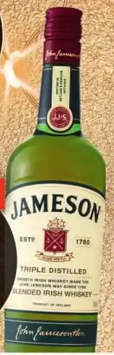 Checkers Jameson Triple Distilled Blended Irish Whiskey offer