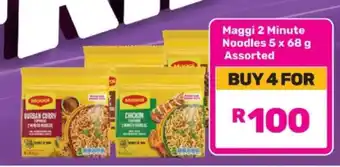 Game Maggi 2 Minute Noodles 5 x 68 g Assorted offer