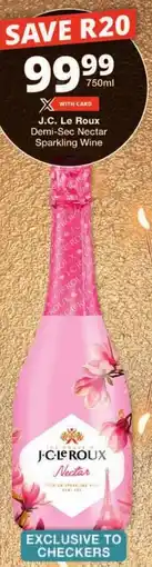 Checkers J.C. Le Roux Demi-Sec Nectar Sparkling Wine offer