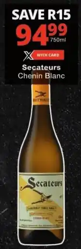 Checkers Secateurs Chenin Blanc offer