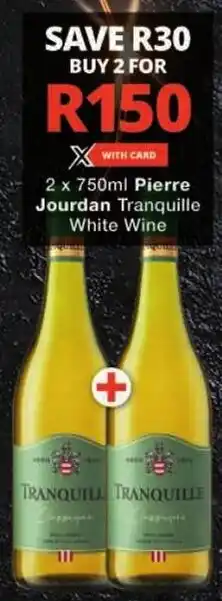 Checkers Pierre Jourdan Tranquille White Wine offer