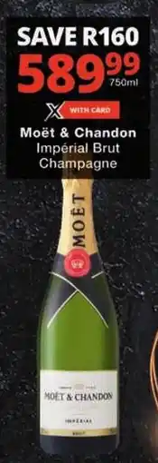 Checkers Moët & Chandon Impérial Brut Champagne offer