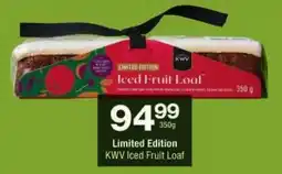 Checkers Limited Edition KWV Iced Fruit Loaf offer
