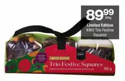 Checkers Limited Edition KWV Trio Festive Squares offer