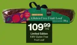Checkers Limited Edition KWV Gluten Free Fruit Loaf offer