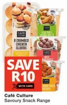 Checkers Café Culture Savoury Snack Range offer
