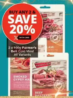 Checkers Farmer's Deli Cold Meat All Variants offer