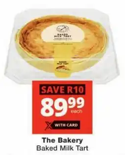Checkers The Bakery Baked Milk Tart offer