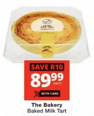 Checkers The Bakery Baked Milk Tart offer