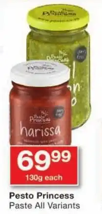 Checkers Pesto Princess Paste All Variants offer
