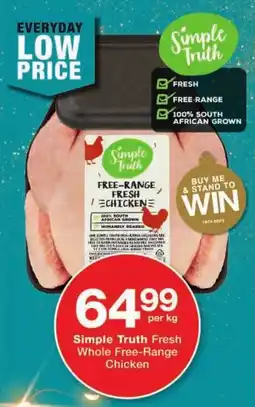 Checkers Simple Truth Fresh Whole Free-Range Chicken offer