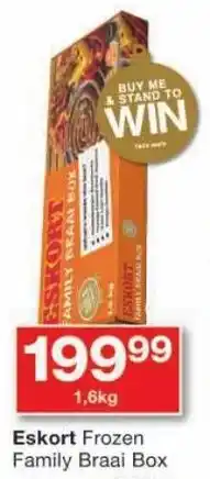 Checkers Eskort Frozen Family Braai Box offer