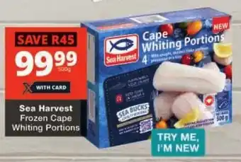 Checkers Sea Harvest Frozen Cape Whiting Portions offer