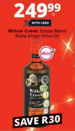 Checkers Willow Creek Estate Blend Extra Virgin Olive Oil offer