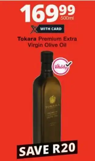 Checkers Tokara Premium Extra Virgin Olive Oil offer