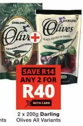 Checkers Darling Olives All Variants offer