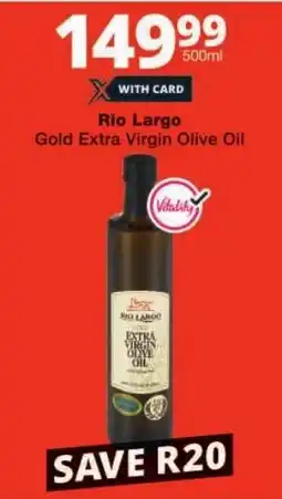 Checkers Rio Largo Gold Extra Virgin Olive Oil offer