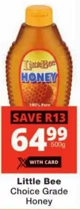 Checkers Little Bee Choice Grade Honey offer