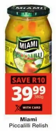 Checkers Miami Piccalilli Relish offer