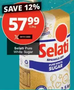 Checkers Selati Pure White Sugar offer