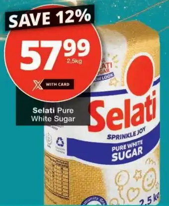 Checkers Selati Pure White Sugar offer