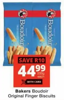 Checkers Bakers Boudoir Original Finger Biscuits offer