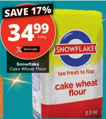 Checkers Snowflake Cake Wheat Flour offer