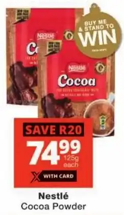Checkers Nestlé Cocoa Powder offer