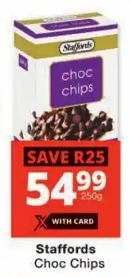 Checkers Staffords Choc Chips offer