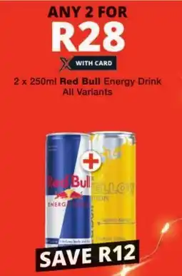 Checkers Red Bull Energy Drink All Variants offer