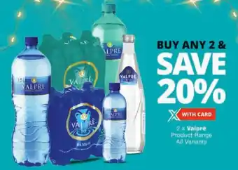 Checkers Valpré Product Range All Variants offer