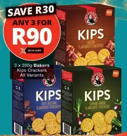 Checkers Bakers Kips Crackers All Variants offer