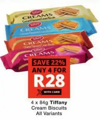Checkers Tiffany Cream Biscuits All Variants offer