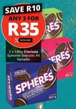 Checkers Chelsea Spheres Biscuits All Variants offer