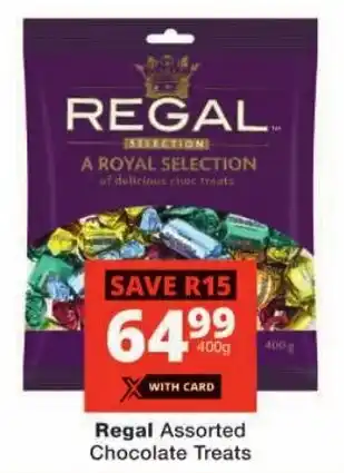 Checkers Regal Assorted Chocolate Treats offer