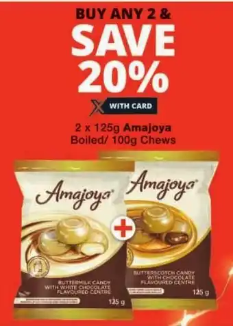 Checkers Amajoya Boiled/ Chews offer