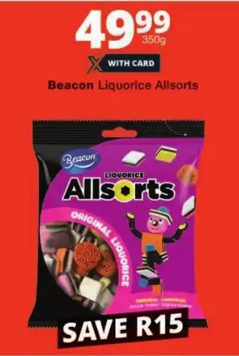 Checkers Beacon Liquorice Allsorts offer