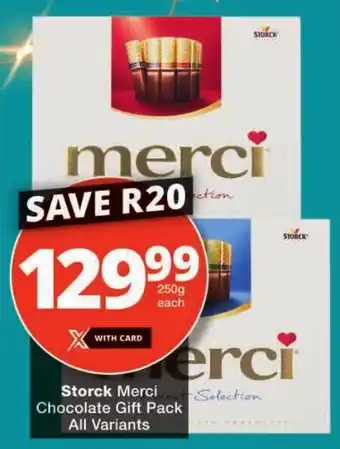Checkers Storck Merci Chocolate Gift Pack offer