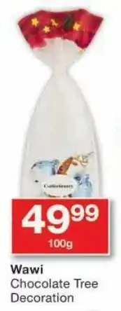 Checkers Wawi Chocolate Tree Decoration offer