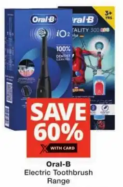 Checkers Oral-B Electric Toothbrush Range offer